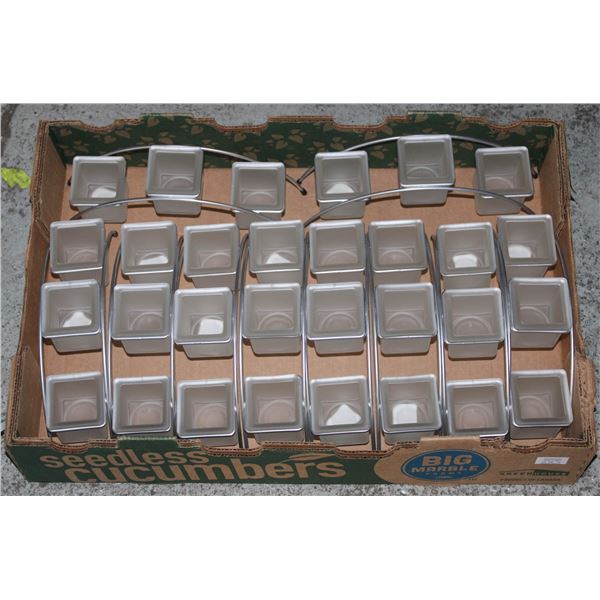 NEW 10 SETS ARC DESIGN FROSTED WHITE GLASSMATT