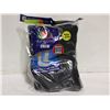 Image 1 : BLACK CREW SOCKS 12-16 SIZE 6-PACK FRUIT OF LOOM