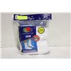 Image 1 : WHITE CREW SOCKS 6-12 SIZE 6-PACK FRUIT OF