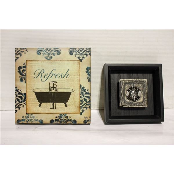 LOT OF 2 FRAMED PICTURES