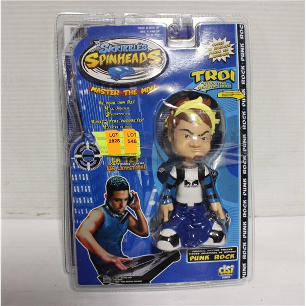 LOT OF 2 DJ SKRIBBLES SPINHEAD TOYS