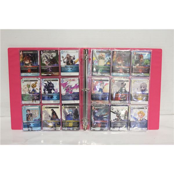 BINDER FINAL FANTASY COLLECTOR CARDS