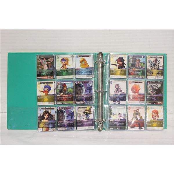 BINDER FINAL FANTASY COLLECTOR CARDS