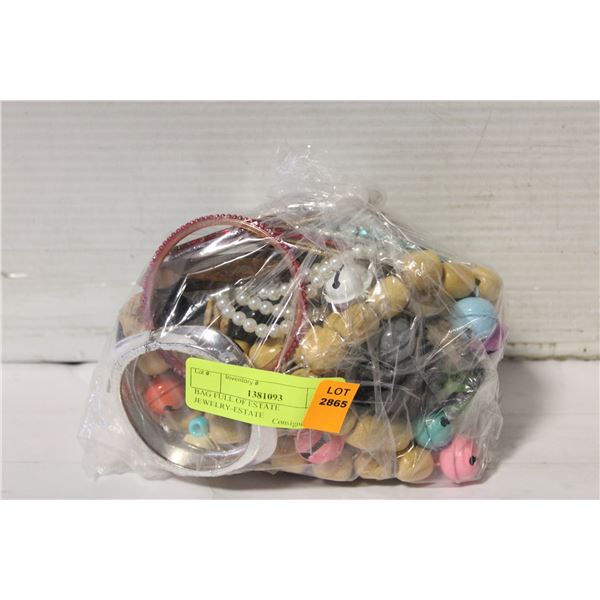 BAG FULL OF ESTATE JEWELRY-ESTATE