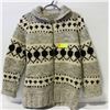 Image 1 : B.C. COWICHAN WOOL MEDIUM YOUTH ZIP FRONT SWEATER
