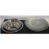 Image 1 : GLASS & METAL PLATTERS