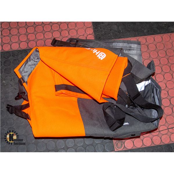 BRAND NEW HUSQVARNA CHAINSAW CHAPS.