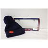 Image 1 : NHL OILERS TOQUE AND LICENSE PLATE HOLDER