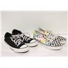 Image 1 : LADIES VANS AND CONVERSE ALL STARS SZ 9