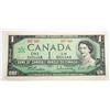 9)  CANADIAN 1967 $1.00 UNCIRCULATED BANKNOTE,