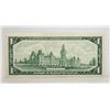 Image 2 : 9)  CANADIAN 1967 $1.00 UNCIRCULATED BANKNOTE,
