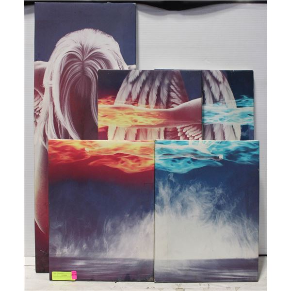 FLAT OF ANGEL PICS WALL PRINTS]