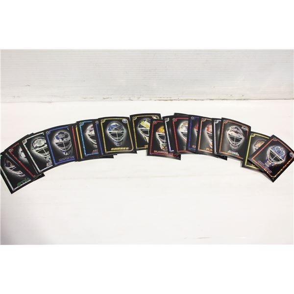 27 NHL GOALIE MASK STICKERS ALL DIFFERENT