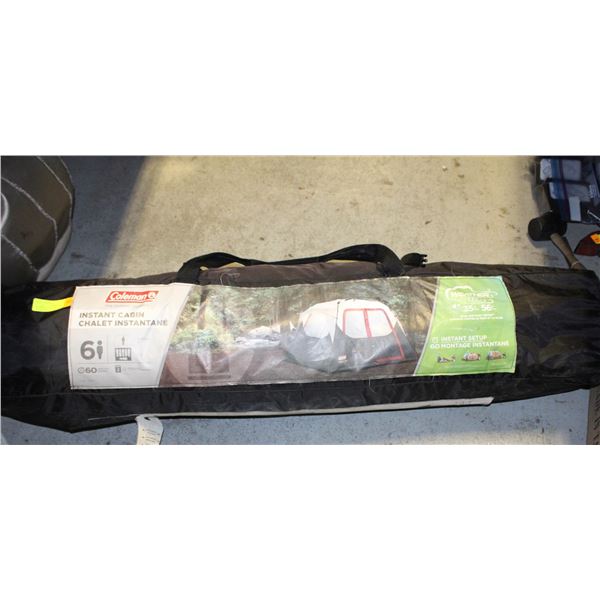 COLEMAN INSTANT CABIN 6 PERSON WEEATHER TEC