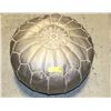 LEATHER EMBROIDERED SHOWHOME OTTOMAN-ESTATE
