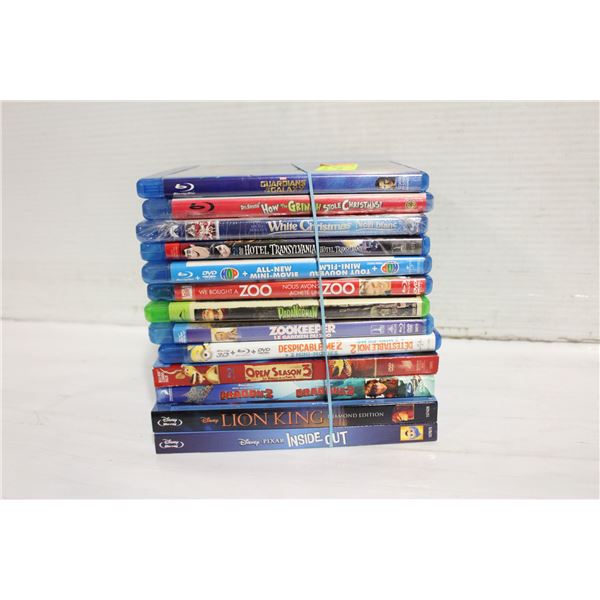 13 BLU-RAY MOVIES