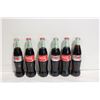 6 FULL COLLECTOR COKE BOTTLES - ESTATE