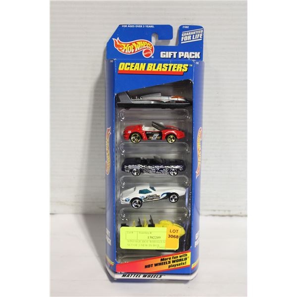 VINTAGE HOT WHEELS GIFT PACK- SET OF 5 NEW IN BOX