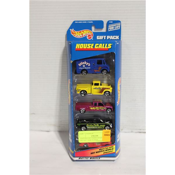 VINTAGE HOT WHEELS GIFT PACK- SET OF 5 NEW IN BOX
