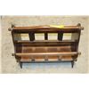 Image 1 : LARGE WOOD MAGAZINE FLOOR STORGE RACK