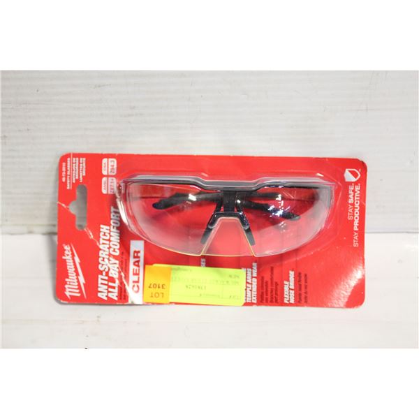 MILWAUKEE CLEAR SAFETY GLASS NEW