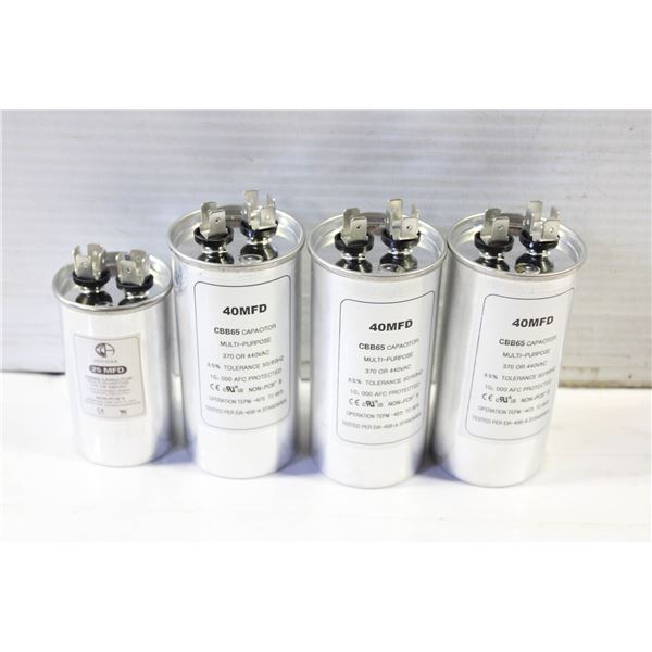 FLAT OF 4 CBB65 MULTI PURPOSE CAPACITOR OPERATING
