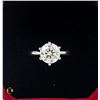 Image 1 : #1037-3.00 CT GRA CERTIFIED ROUND BRILLIANT CUT