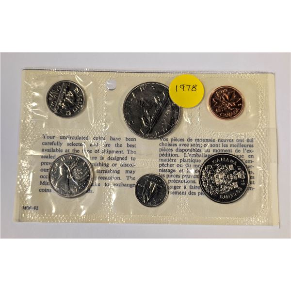 1978 RCM 6 COIN SEALED UNCIRCULATED SET INCLUDES