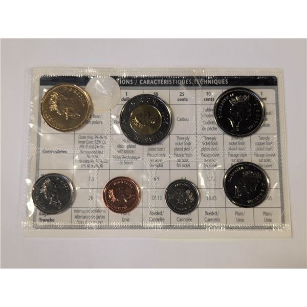 2001 RCM 7 COIN SEALED UNCIRCULATED SET INCLUDES