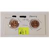 1973 MINT CANADA 1C 2 COIN SET