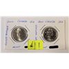 Image 2 : 2000 MINT CANADA 25C TWO COIN SET NATURAL LEGACY
