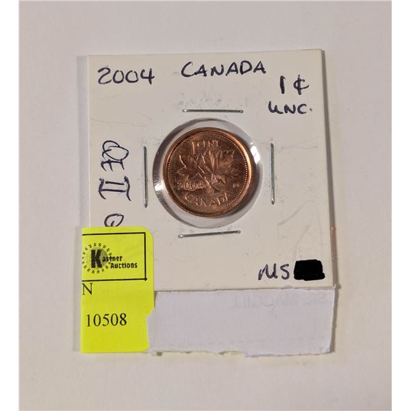 2004 MINT CANADA 1C QUEEN ELIZABETH 2