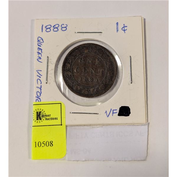 1888 VF CANADA 1C QUEEN VICTORIA