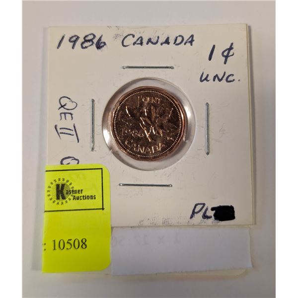1986 PL CANADA 1C QEII