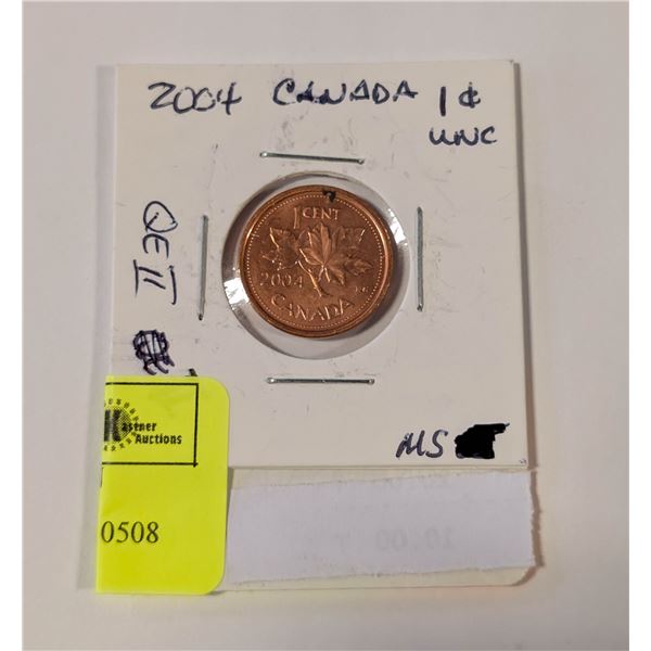 2004 MINT CANADA 1C QUEEN ELIZABETH 2