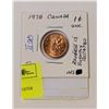 Image 1 : 1978 MINT CANDA 1C QUEEN ELIZABETH II - SLIGHTLY
