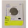 1932 FINE CANADA 5C KING GEORGE V