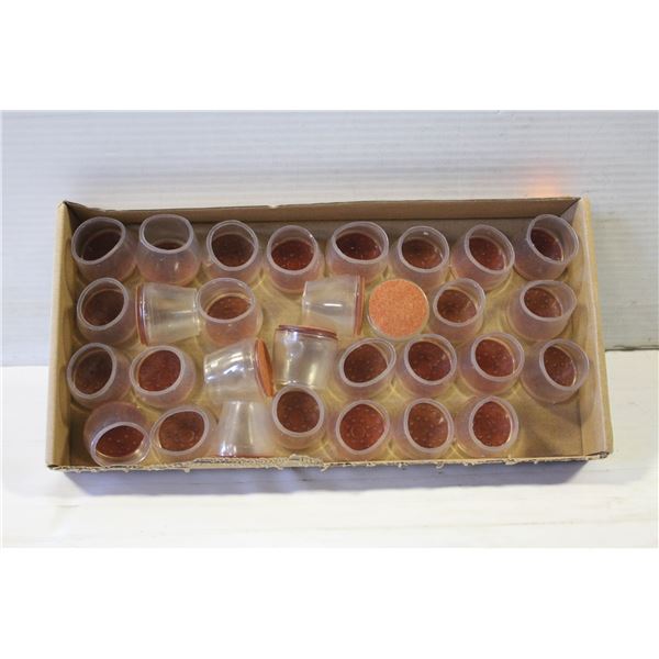 30 PCS SILICONE CHAIR LEG CAPS LEG FLOOR PROTECTOR