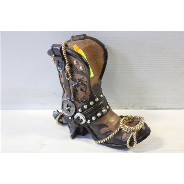 EBROS WESTERN TEXAS STAR COWBOY BOOT AND SPUR