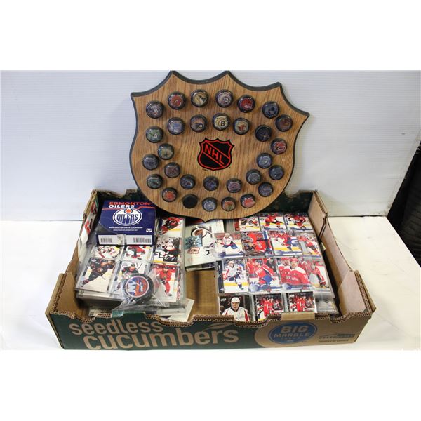 HOCKEY BOX, 50 SLEEVES OF CARDS, 2025 CALANDER