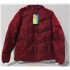 RED WOMENS INSULATED WINTER JACKET SIZE XS