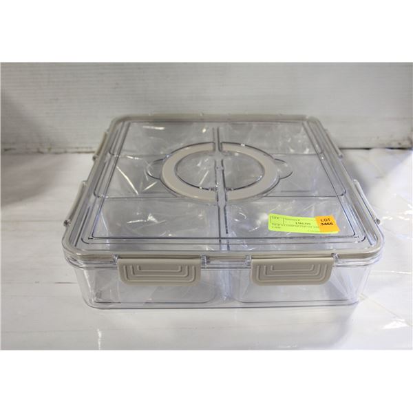 NEW 6 COMPARTMENT STORAGE CASE