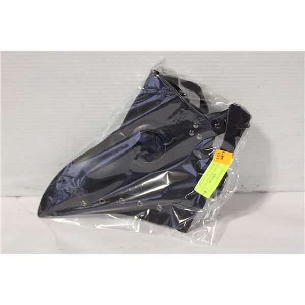 BLACK FAUX LEATHER PLAQUE DOCTOR MEDICINE COSTUME