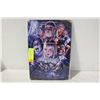 2 PCS RETRO MOVIE TIN DECOR 1980'S 8 X 12 INCHES