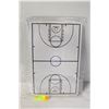 Image 1 : 5 PCS BASKETBALL COURT METAL PRINT WHITE NEW