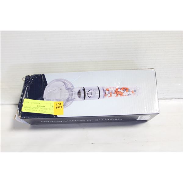 FOAM CANNON COLORFUL LED CHANGE SHOWER HEAD