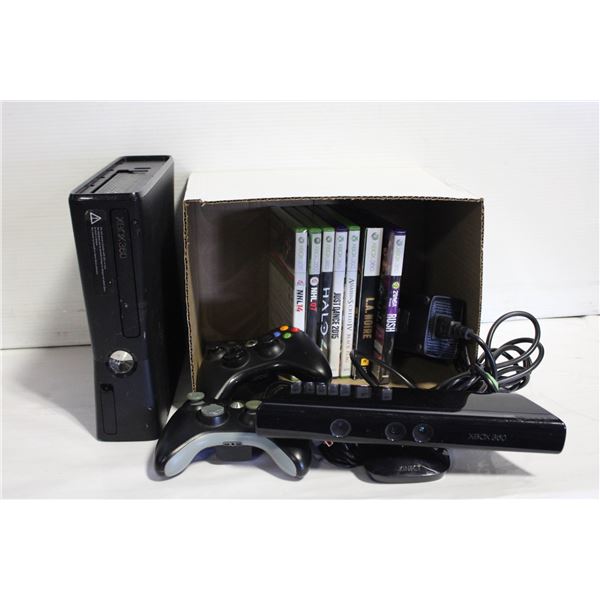XBOX 360 LOT - CONSOLE, CONNECT,