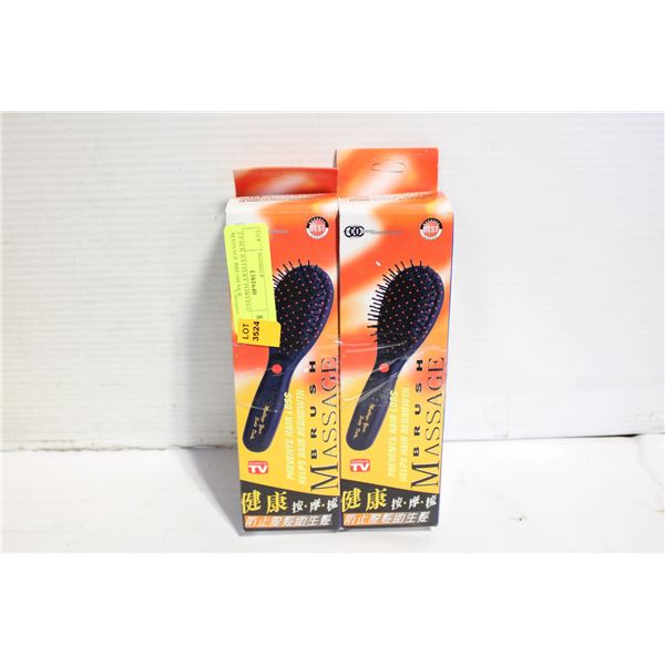 2 PACK BATTERY POWERED MASSAGE BRUSH NEW