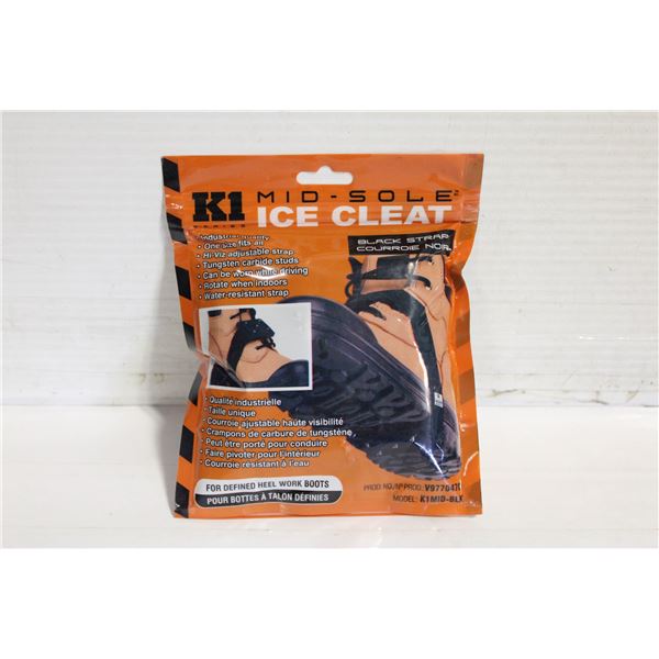 NEW K1 MID-SOLE ICE CLEATS, INDUSTRIAL QUALITY