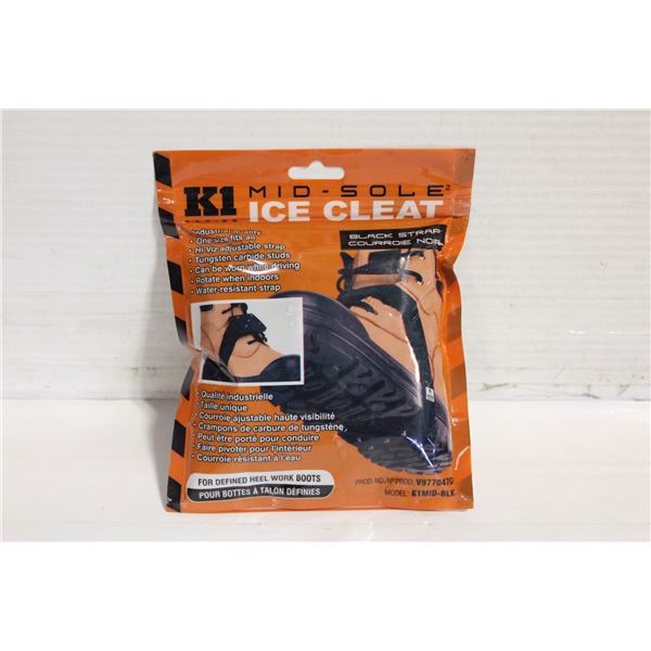 NEW K1 MID-SOLE ICE CLEATS, INDUSTRIAL QUALITY